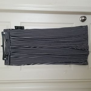 Nwt Wideleg Stripes Slacks
